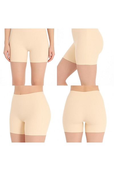 Boubon Co Skin Color Cream Women's Laser Cut Recovery Women's Boxer Cream Color