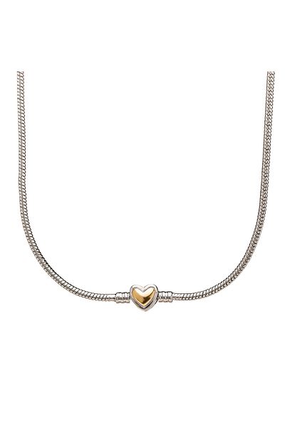 ElectraStore Pandora Style Necklace With Heart Pendant