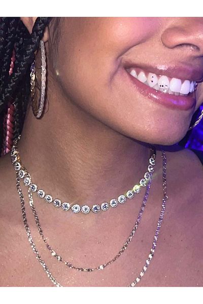 ElectraStore Angelic Silver Tennis Necklace