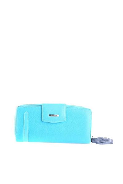 Grande Genuine Leather Women's Wallet Sky Blue 2714