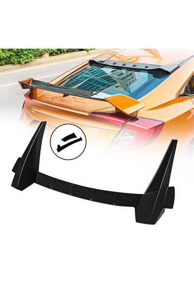 APEXİ Honda Civic FC5 2016-2021 Uyumlu Type-R Cam Üstü Spoiler Boyasız