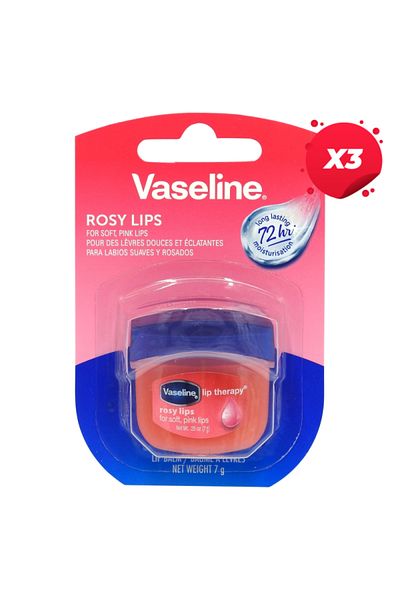 Vaseline X3 - LIP BALSAM 7G ROSY LIPS