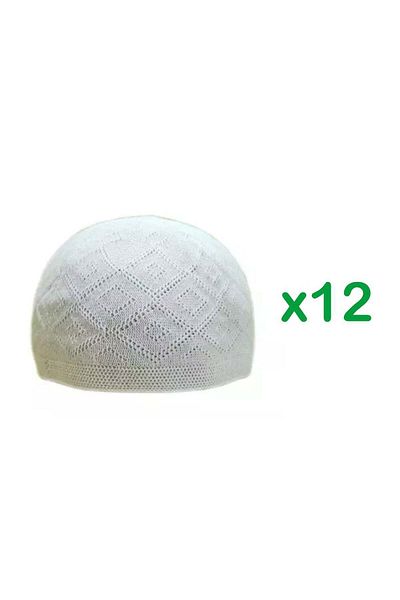 Generic 12 Pieces Mens Prayer Cap Made in Turkey