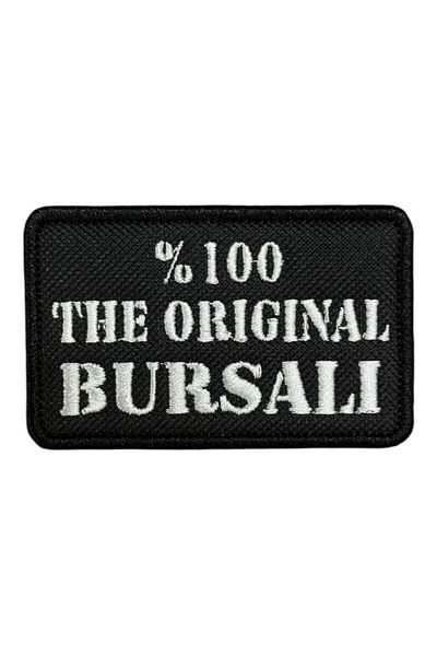 Ex Patch Patchul de broderie scrisă originală Bursa - 8x5 cm
