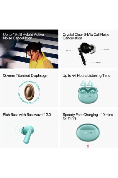 Oneplus Nord Buds 3 Pro Truly Wireless Bluetooth Earbuds