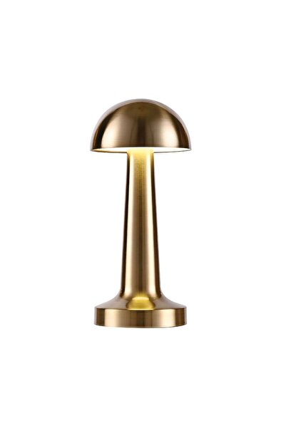 Noas -YL86-1230-ATİNA MASA LAMBASI ŞARJ EDİLEBİLİR GOLD-3 RENK IŞIK SEÇENEĞİ ...