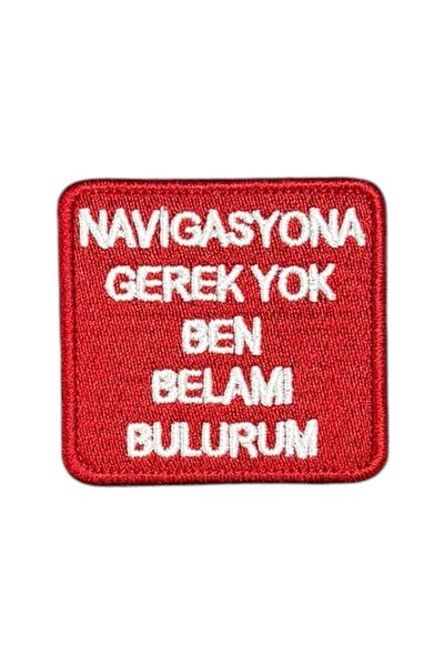Ex Patch Nu este nevoie de navigație, pot găsi broderie Peç - 6x5,5 cm