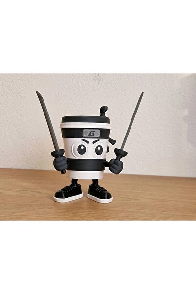 YAZDİR3D 10 Cm Cappuccino Assassino Figür Tung Tung Tung Sahur Karakteri Brai...