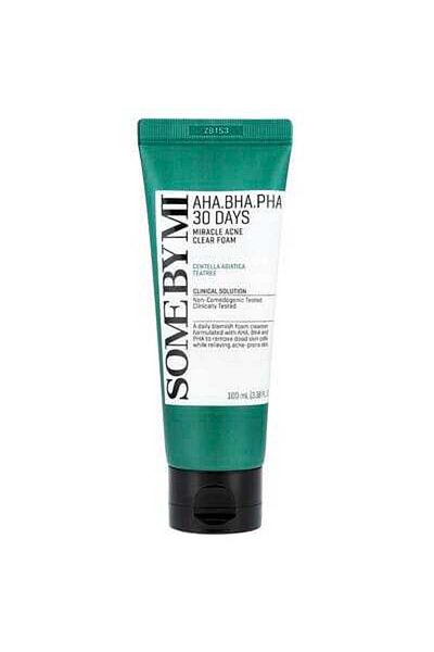 Some By Mi AHA BHA PHA 30Days Miracle Acne Clear Foam Cleanser 100ml