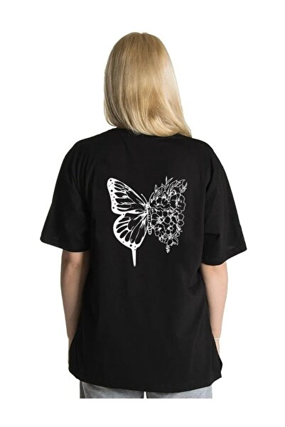 Gutsy T-Shirt Black Back Printed