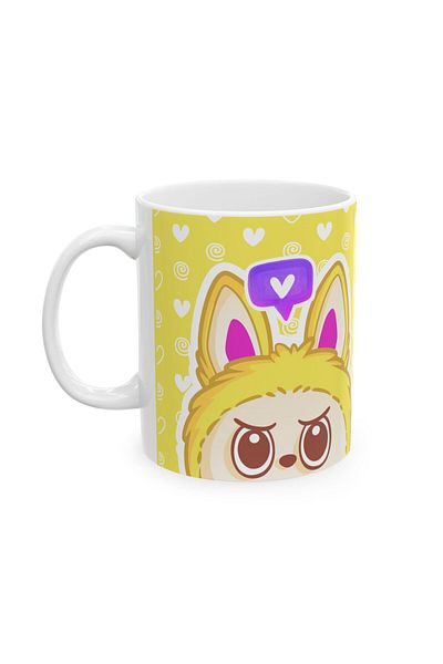 3D Brothers Labubu Mug – Whimsical Character Art | Ceramic 325 ml