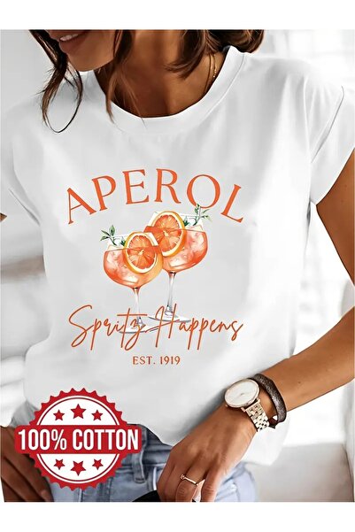 CLASİVA Aperol Summer Season Product Stylish Modern Design Printed Women's Un...