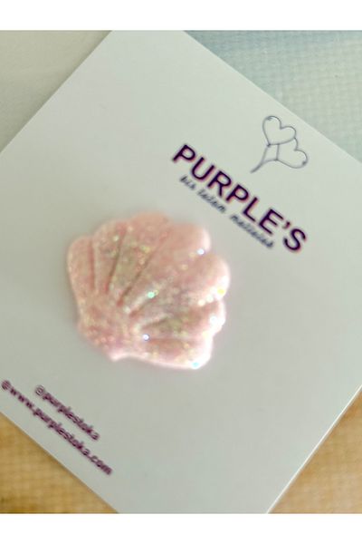 PURPLE'S BİR TUTAM MUTLULUK Mini Oyster Little Hair Baby Buckle Pieces