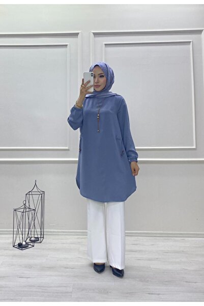 moda acar Ayrobin Fabric Tunic