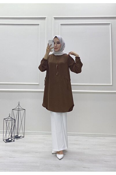 moda acar Ayrobin fabric tunic