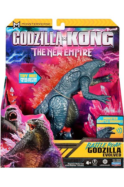 STOREMAX Ntwork X Kong Deluks Action Figure 18 cm with Sound Godzilla Evolved Art 1087243