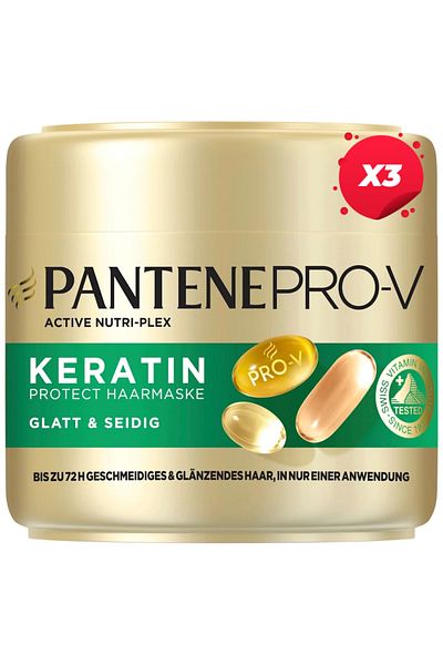 Pantene X3 - HAIR MASK 300ML PRO-V KERATIN PROTECT