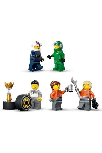 STOREMAX Ntwork City Rb20 and Amr24 F1 Truck with F1 Car 60445-8 Racing Arab for Children Ages 6 and up