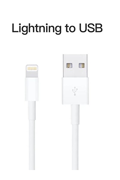 MOBİL GO İphone 5/ 5s/ 6/ 6s/ 7 / Plus / Se 1 2 3 Nesil Hızlı Şarj Kablosu Us...