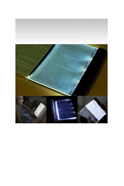 HALL BREATHE Turuncu LED kitap okuma ışığı, gece ve gündüz kullanımı için ide...