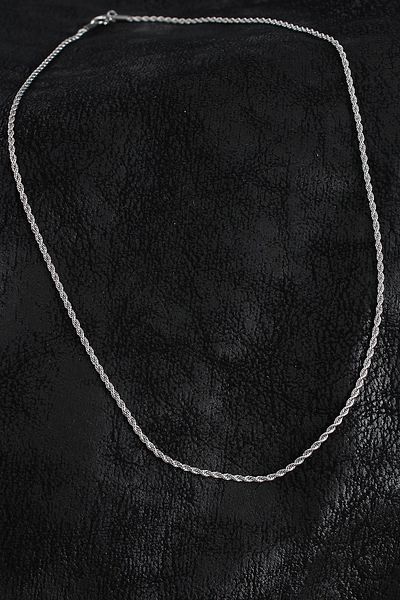 Clariss Bfs 316L Steel Rope Chain Model Silver Color Men's Necklace