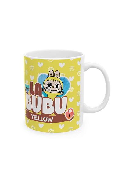 3D Brothers Labubu Mug – Whimsical Character Art | Ceramic 325 ml