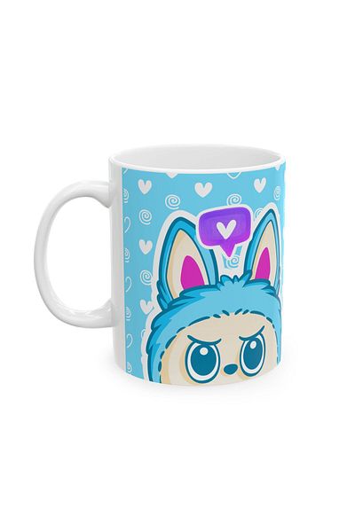 3D Brothers Labubu Mug – Whimsical Character Art | Ceramic 325 ml