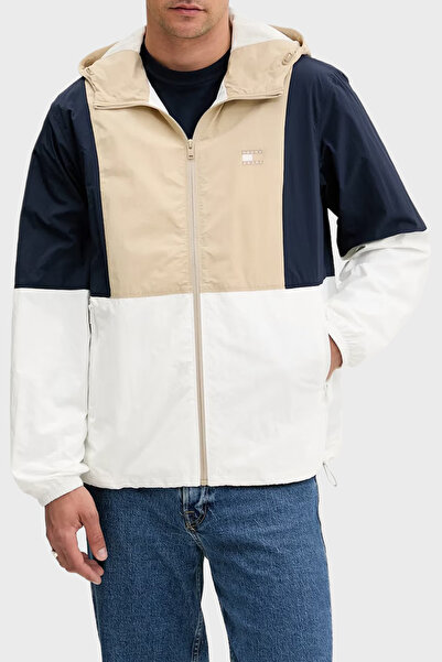 Tommy Jeans Relaxed Fit Kapüşonlu Su İtici Logolu Mont Erkek MONT DM0DM21393 0K4