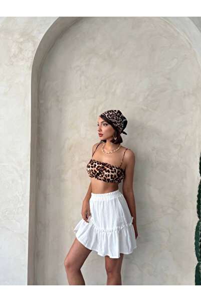 İntive Lingerie Gypsy Linen Skirt White S24808