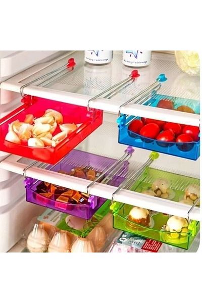 PRATİKOBA Bfs Decorative Multi-Purpose Shelf Refrigerator under Desk Portable Kitchen Shelf