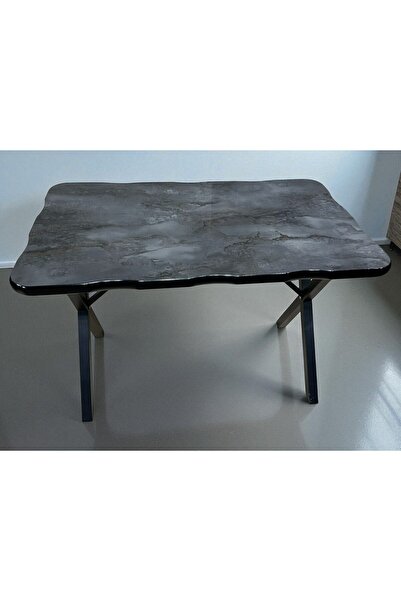 loretto SABİT 75*120CM (MDF LAKE BOYA CNC KESİM ) MUTFAK,BALKON SABİT MASA