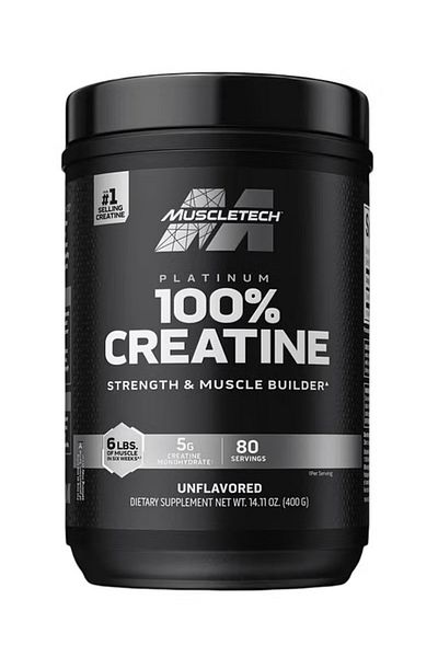 MUSCLETECH Platinum 100% Creatine Unflavored 80 Servings 400g