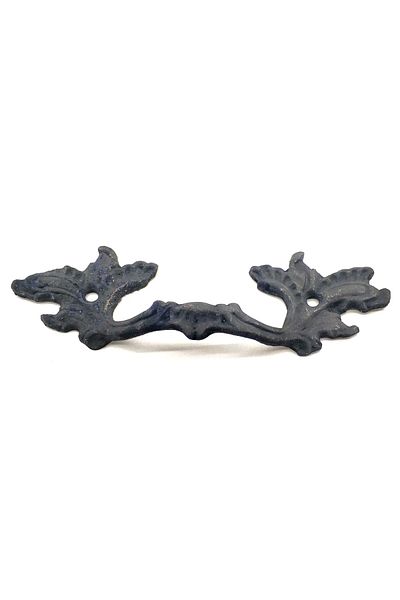 MR RZN STORE Antique Style Decorative Brass Flower Door Handle - 30x110 Mm, Oxide
