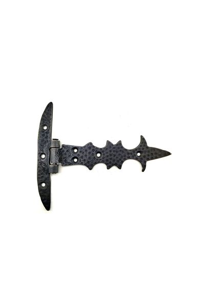 NEZADE STORE Antique Style Decorative Brass Tailed Tulip Hinge - Narrow Case, Oxide