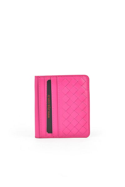 Ziya , Genuine Leather Card Holder 1539852Z01 Fuchsia