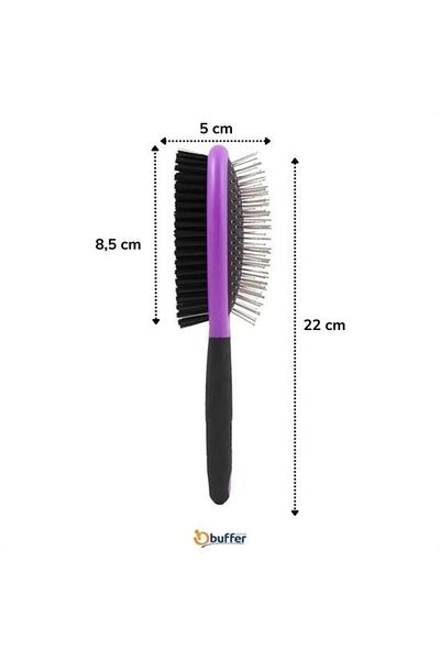 PRATİKOBA Bfs Multi-Purpose Double-Sided Easy Pet Cat Dog Cleaning Pet Brush
