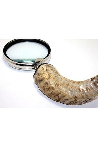 Toptan Bulurum Brass Horn Handle Magnifying Glass Ksk14