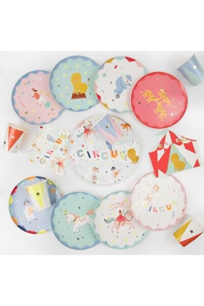 Mena Rise - Circus Dinner Plates - Circus Plates (L) (X8) 1178227