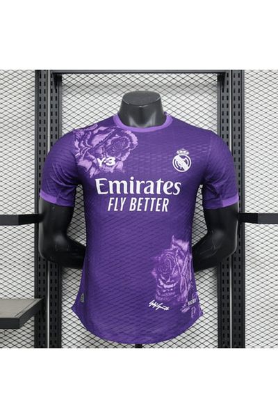 Lion Spor Ποδοσφαιρική φανέλα R'eal M'adrid Y3 Special Design Purple Rose Concept