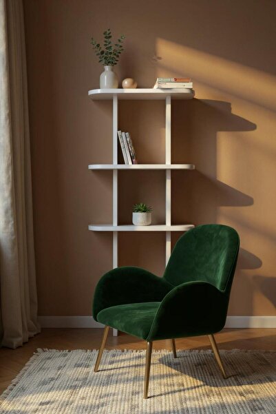 NESTRO ✨ Duvarınızı Sanat Eserine Çevirin: Kardelen Dekoratif 3 Katlı Raf – Ş...