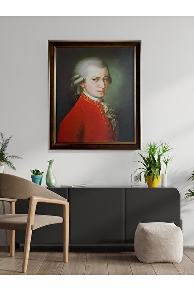 ART OF LEGACY Mozart Çerçeveli Klasik Vintage Duvar Tablo