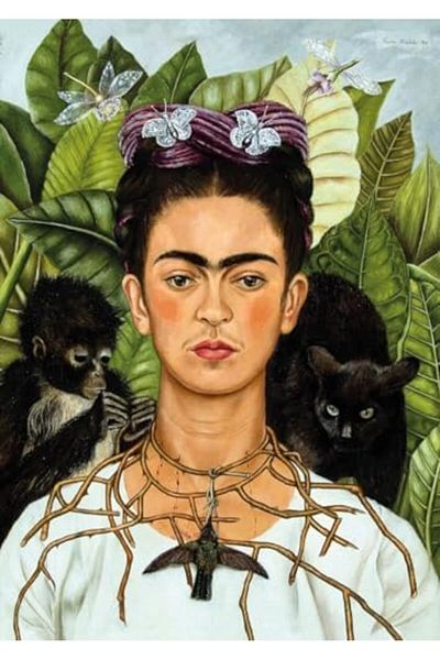 STOREMAX Self Portrait of Frida Kahlo with Thorn Necklace and Hummingbird 1000 Piece Puzzle Star Buy Bz 1087243