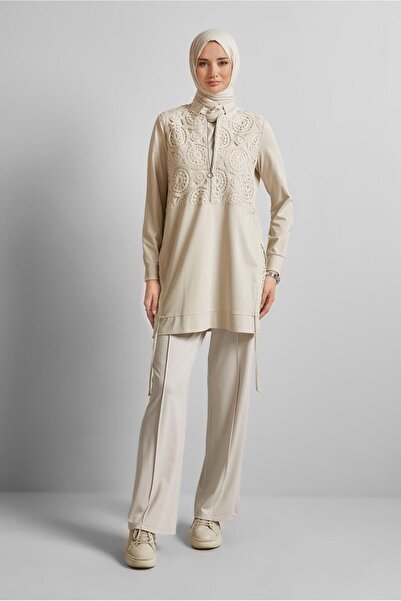 Alvina Embroidery Detail Tracksuit Tunic 45667