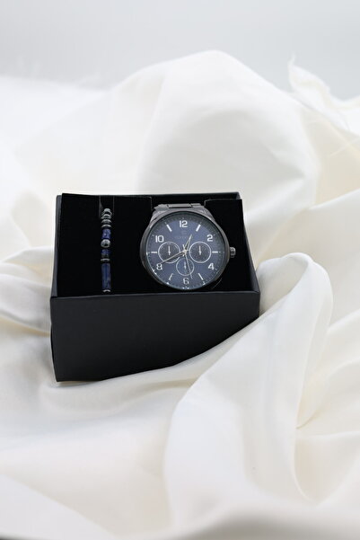 Coliseum ŞIK ERKEK KOL SAATİ TAKVİMLİ VE BİLEKLİK HEDİYELİ