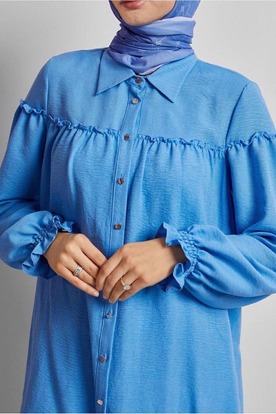 Alvina Shirt Collar Tunic 45690