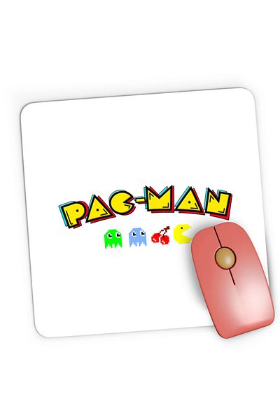 OEM Mousepad Gaming Pac Man Single Game Cherry Abilities Puzzle Eat, 21x19 см