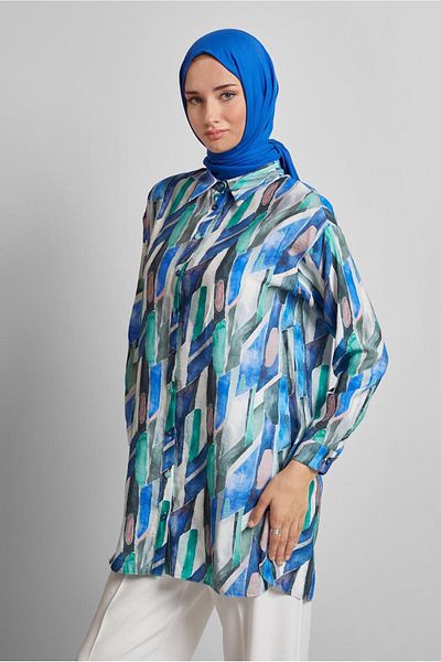 Alvina Patterned Tunic 45746