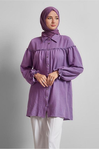 Alvina Shirt Collar Tunic 45690