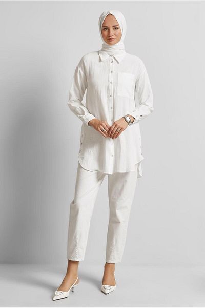 Alvina Cotton Muslin Tunic 45654