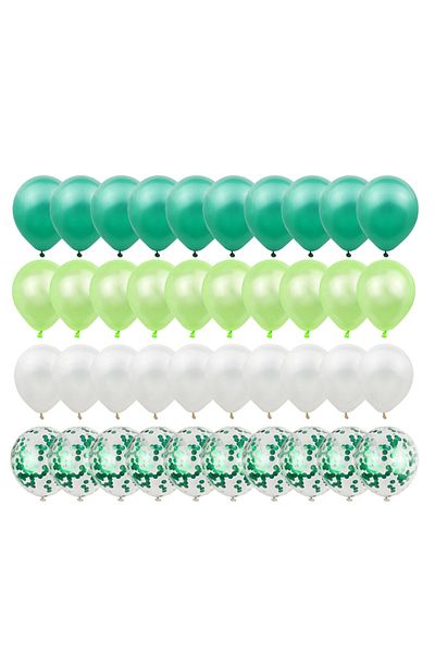 Choice Other 12INCH QQ274-6JJ 43PCS 12Inches Confetti Balloons Macaroon Latex Ballon Anniversary Wedding Bi